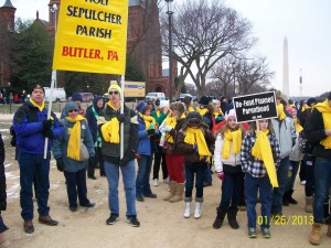 Young people from Butler County during the March for Life